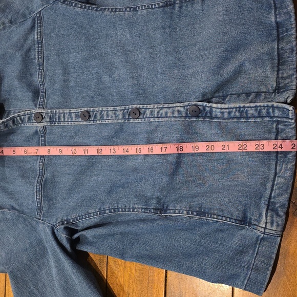 Pendleton Women's Denim Button-front Jacket Medium Tall - Picture 7 of 10